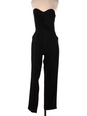 NWOT Greylin Strapless Sweetheart Black Jumpsuit small